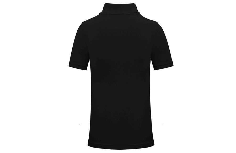 black golf shirt